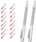 MADGININE 2 Pieces Metal Scribe,Etching Tool Scribe Tool Tungsten Carbide Tip Scriber Carbide Scriber Pen Scribing Tool Bring Tungsten Steel Needles,For Glass,Ceramics,Hardened Steel Metal Sheet