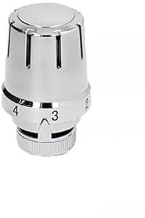 TC Full Chrome TRV Thermostatic Radiator Valve Head Only M30 Thread - GCA