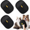 FunnAura 3 Pcs Static Removal Gloves Pet Hair, Reusable Double Sided Grooming Gloves for Grooming, Deshedding, Washing