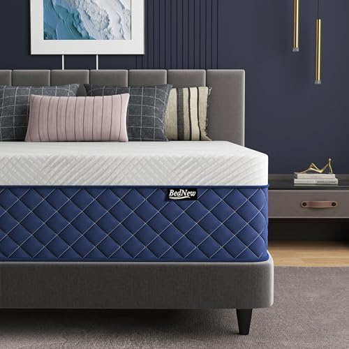 Bednew Matratze 140 x 190cm, Federkernmatratze H3 Höhe 31cm 7-Zonen Orthopädische Taschenfederkernmatratze mit Comfort Memory-Schaum Schicht