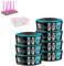Sangenic - Lote de 7 recargas Tommee Tipee de Sangenic + escurridor de biberón + caja para toallitas, color rosa