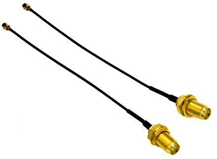 Technikkram 868 MHz 2,4 GHz 5 GHz Pigtail SMA för antenn med kontakt NFC RFID WLAN UMTS WiFi