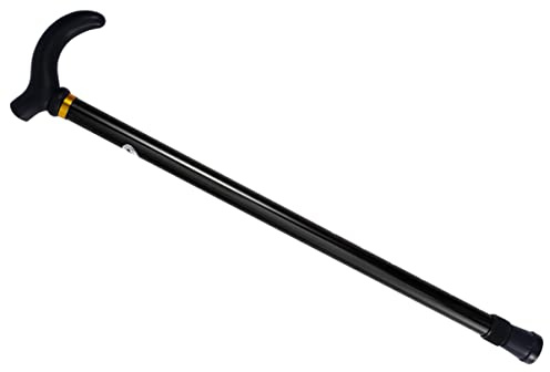 Operitacx BastóN De AleacióN De Aluminio con Altura RetráCtil Ajustable 2 Secciones BastóN Antideslizante para Caminar Uso Diario para Personas Mayores Y Trekking