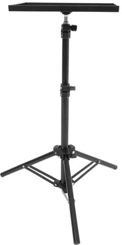 MAGICLULU Projector Stand Tripod 44.88 Inch Height Adjustable Tripod Stand with Tray Portable for Home Office Movie Equiqment