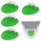 4Pcs Urinal Screens Deodorizer Football Goal Urinal Strainers Urinalsieb Splash Guard for Bathroom Office Hotels Schools, Urinal Screens