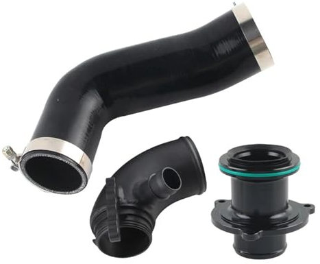 Entrada Aire Coche Manguera Entrada Silicona para Skoda para Octavia MK3 VRS 5E Silenciador Codo Entrada Turbo, Eliminar Motor Ea888 3gen Manguera Admisión Aire(Negro)