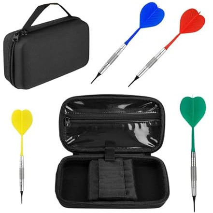 ZHYUAN 1 Set Darts Zubehör Taschen,Dart Taschen Organiser,Dart Tasche Box,Eva Darttasche,Hülle Dartpfeile Etui,Darttasche,Target Darttasche,Aufbewahrungsbox für Dartpfeile,Dartkoffer Box,Darts Hülle