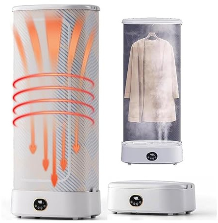 ITETONE Secadora de Ropa, Plancha automática, Plancha de Vapor Vertical inalámbrica portátil, tendedero automático