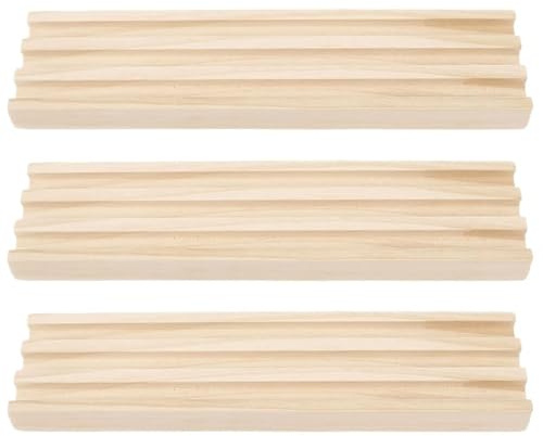 Healifty Soportes para Dominó De Madera 3 Bandejas para Tren Mexicano Estantes para Cartas De Juego Y Fichas De Dominó Bases Multifuncionales para ExhibicióN Y Juego