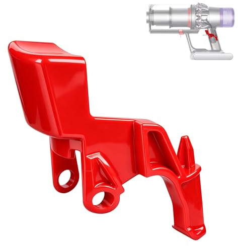 Pulsante interruttore V15 compatibile con Dyson V15 SV22 SV28, V11 SV15 SV17 (solo batteria a clic), pezzo di ricambio, pulsante di accensione rosso per accessori aspirapolvere