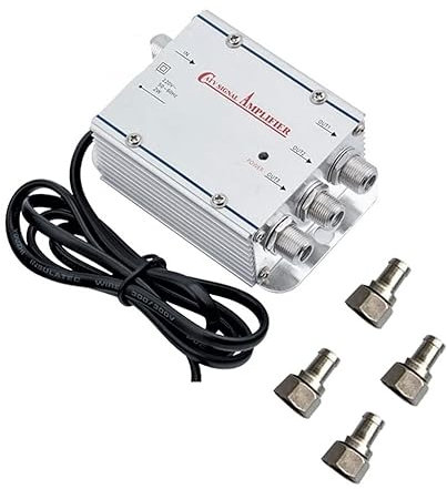 aumenta il segnale digitale terrestre laddove serve!Amplificatore per antenne Tv, analogica o digitale 3 uscite