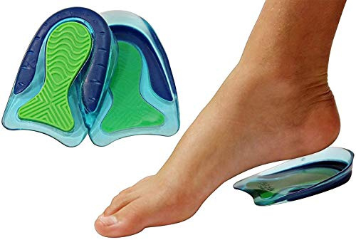 KidSole Sport Shock Absorbing Lightweight Gel Heel Cups for Kid's with Sensitive Heels, Heel Spurs, Plantar Fasciitis, or Ankle Pain (Kids' Size 11-2)…