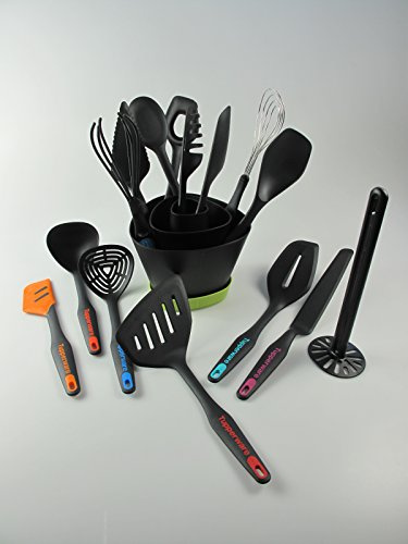 Tupperware Handy Handle fix + Different Kitchen Spoons Brush and Palette Knife with Schaberp 23347