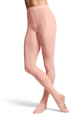 Bloch Dance Girls Contour Soft Adaptatoe Tights, Ballet Pink, Child-Small