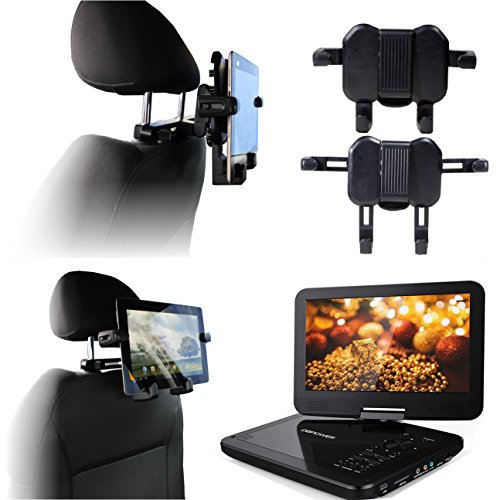 Navitech dans Le Repos Principal de tête de Lecteur DVD portatif de Voiture/Appui d'appui-tête/Support Compatible avec ieGeek 12.5