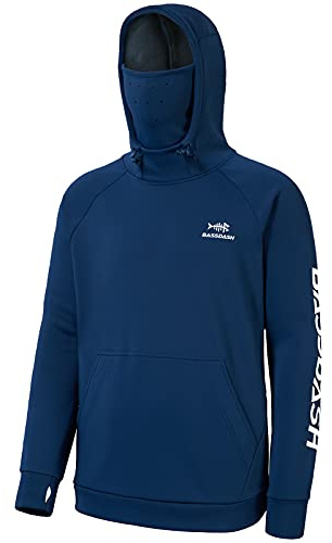 Bassdash Pull à Capuche en Polaire pour Homme avec Snood Sweat-Shirt de Chasse et de pêche imperméable FS18M