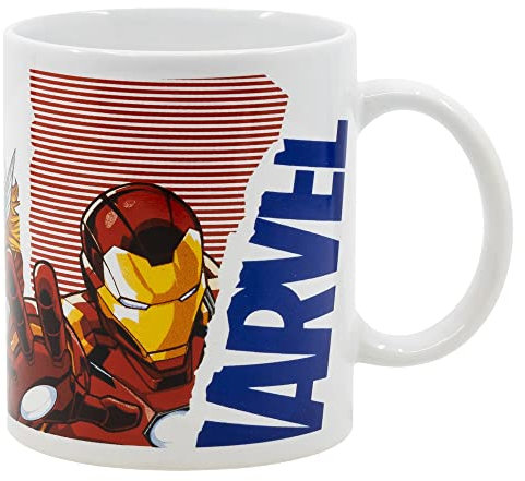 TAZA CERAMICA 325 ML EN CAJA DE REGALO AVENGERS COMIC HEROES