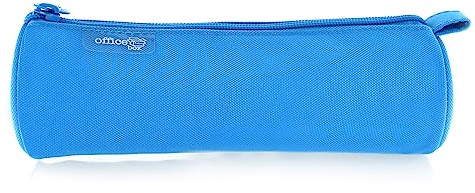 office box Estuche Portatodo Redondo Basic con Cierre de Cremallera Suave, Lavable y Resistente - Ref. 59511AC - 10 Colores de Colorline by (Azul Claro)