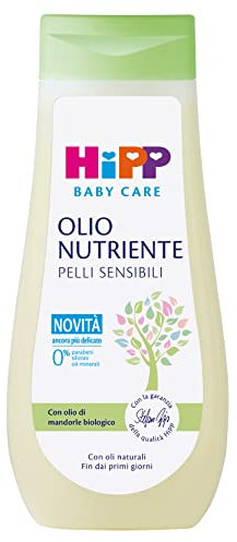 HiPP - Baby Care Pflegeöl für Kinder, nährt und schützt die Haut tief, für trockene und empfindliche Haut, mit 100% natürlichen Ölen, 1 Flasche mit 200 ml