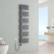 S'AFIELINA Radiateur de Salle de Bain avec Thermostat 1599x400 mm, 800W, Sèche-Serviettes à Panneau Plat avec Tige Chauffante, Raccordement Latéral, Anthracite (RAL7016)