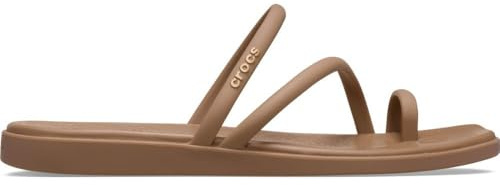 Crocs Miami Toe Loop Sandali Donna, Milk Chocolate, 38/39 EU