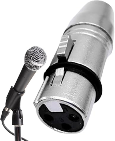 XLR till 3,5 mm, XLR hona till 3,5 mm adapter - 3,5 mm adapter XLR-adapter ljudkontakter - mikrofonkontakt, ljudadapter, ljudomvandlare för mikrofon, ljud, olika