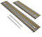 Volakebeing Guías de sierra circular eléctrica, guías de corte lineal, rieles deslizantes guías extruidas de aluminio para pistas de sierra circular, guías repetibles con kit de conector (1 par de