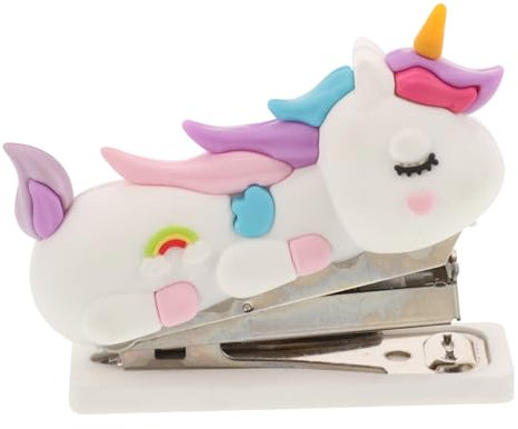 DIYEAH Stapler Mini Cute Desktop Stapler for Office and School Use Smooth Stapling Mechanism
