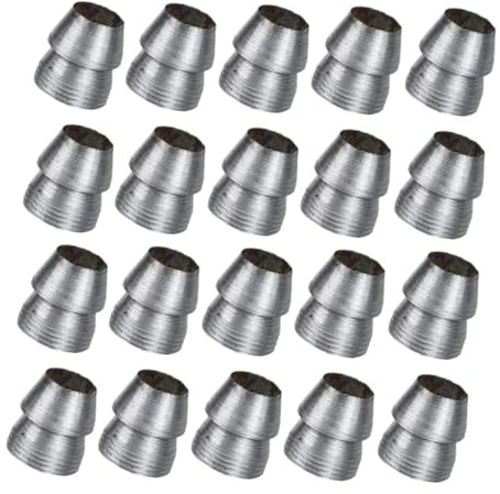 Toyvian Cuña Metálica Redonda para Martillo 20 Piezas Accesorios De Instalación De Alta Resistencia Diámetro De 8mm Fácil De Usar y Compatible Herramientas De Carpintería