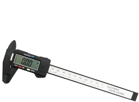 Digitala Skjutmått 150 Mm 6 Tum Elektroniska Kolfibermätare Kompositskjutmått Mikrometer,0-100mm