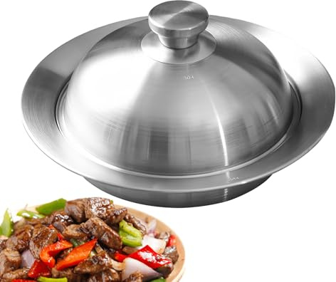 Inserto de vapor de acero inoxidable para ollas | Vapor universal | Amortiguador plegable y cesta de vapor | Uso para cocer al vapor y carne | Vapor para alimentos saludables