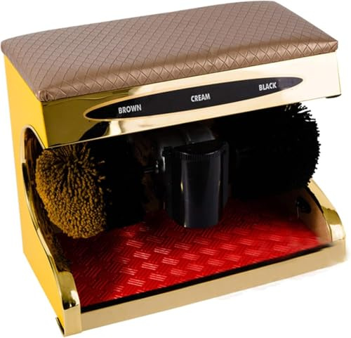 Automatic Shoe Polisher - Electric Cleaning Machine with Brush for Effective Home and Office Use