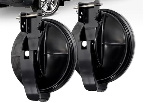 2 soportes para toldos de autocaravana, accesorios para toldos, pie de toldo para diferentes caravanas y furgonetas, accesorios para autocaravanas (negro)