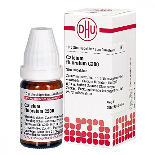 DHU Calcium fluoratum C200 Streukügelchen, 10 g Globuli