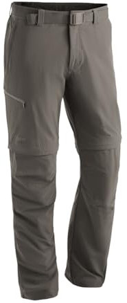 Maier Sports Tajo 2, Herren Wanderhose, Wasserabweisende Outdoorhose für Trekking und Hiking, Praktische Zipp-off-Funktion, PFC-frei, mSTRETCH pro 4 & Dryprotec, Braun, 54 (W36/L32)