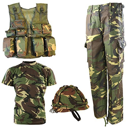 Kombat UK Kids DPM No1 Army Combo Set - Camo, 9-10 Years