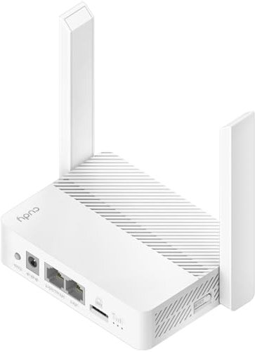 Cudy LT300 Router 4G LTE WiFi 300Mbps, Compatible con Todos los operadores, FDD y TDD, Puertos Gigabit, Antenas LTE Desmontables, Volte, Qualcomm en el Interior, sin Necesidad de configuración