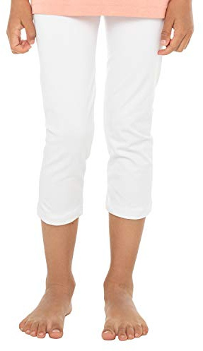 Celodoro Kinder Leggings (3/4 Capri) - Weiß 134-140