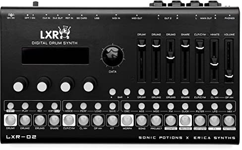 Erica Synths LXR-02 Desktop Digital Drum Synthesizer
