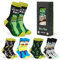 Rick and Morty Herren Socken, 5er-Pack Lustige Socken – Geschenke für Männer (Grün/Schwarz)