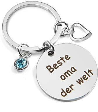 Hightopup Schlüsselanhänger oma geschenk sinnvolle geschenke für oma beste oma geschenke personalisierte geburtstag weihnachtsgeschenke für oma geschenkideen für oma großeltern beste oma der welt