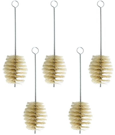 ESTEXO Weihwasserpinsel Weihwasserbürste Weihwasserbecken Weihwassersprenger Friedhof Grabbürste Friedhofsbürste (5er Set)