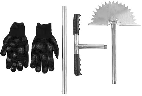 OKJHFD Coupe-Bordure Manuel avec Lame en Dents de scie, Outil de pelouse Manuel en Dents de scie tranchantes avec poignée en T, Outils de Bordure manuels pour l'aménagement paysager de