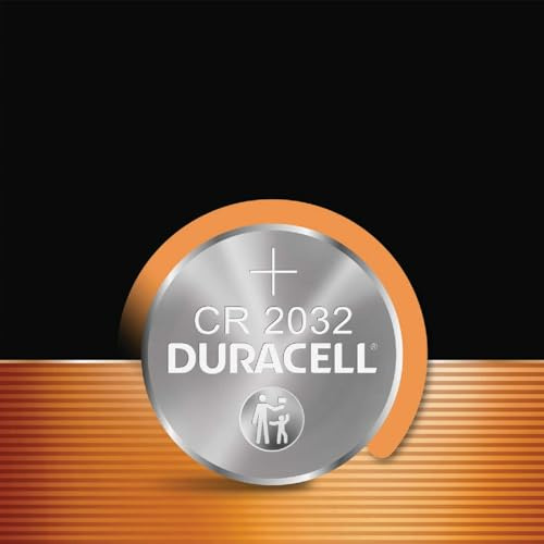 DURACELL Batteria al litio 2032, compatibile con AirTag, sicurezza dei bambini e caratteristiche di sicurezza e imballaggio, portachiavi, CR2032 3V Cell!