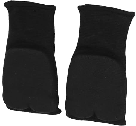 Changor Vendas de Boxeo para Manos, Cómodos Interiores Elásticos para Entrenamiento de Puñetazo, Reducen el Impacto, 1 par para Kickboxing y Boxeo (Negro)
