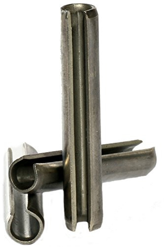 (2mm) M2 x 30 Stainless Steel Slotted Spring Tension Pins Sellock Roll Pins DIN 1481-100 Pack