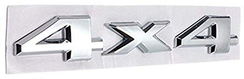 Alamor Car 3D New 4 X 4 Sticker Chrome Logo Decal Emblem compatible with compatible with Jeep Dodge Abs