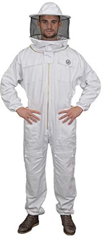 Humble Bee 410 Polycotton-Imkeranzug mit Rundschleier