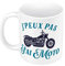 French Unicorn Mug Tasse J'Peux Pas J'ai Moto Biker Motard Motarde Cafe Racer