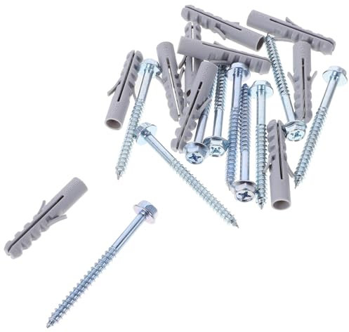 CHILDWEET 10sätze Teiliges Tv-montageschrauben Mit Dübel Und Expansion Für Sichere Wandhalterungen Geeignet Für Fernseher Und Dunstabzugshauben Hohe Stabilität Und Langlebigkeit